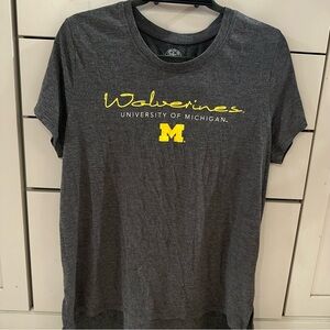 University of Michigan Wolverines Women’s Gray T-Shirt Bundle 2 Shirts